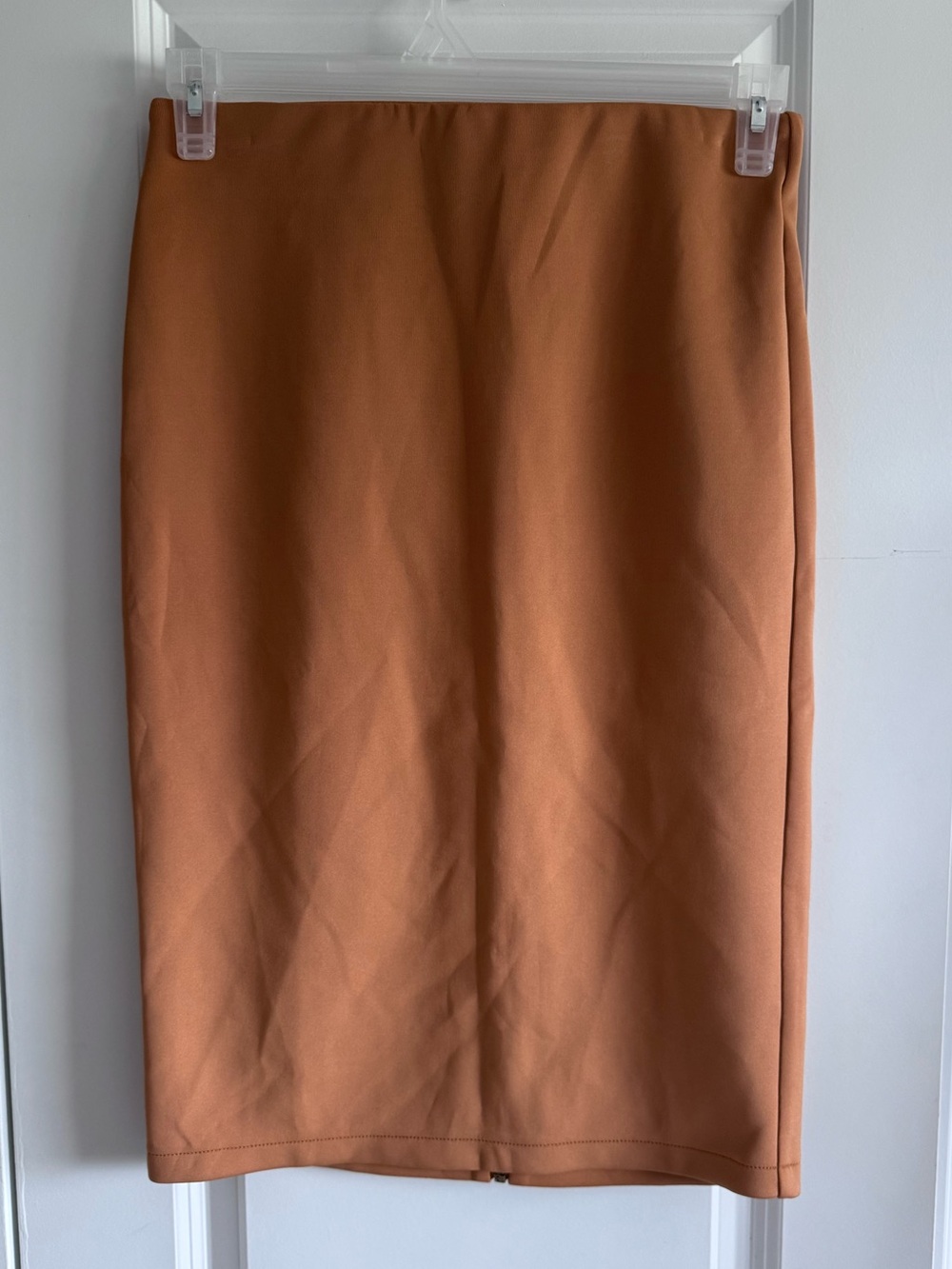Catherine Malandrino Terracotta Pencil Skirt